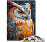 Puzzle da 1000 pezzi per adolescenti Gufo misterioso Difficile da completare ma divertente e umoristico compleanni e anniversari 50x75cm