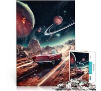 Puzzle da 1000 pezzi per adolescenti guida notturna cosmica giocattoli educativi per l'apprendimento Regalo di compleanno, regali, arte murale 52x38cm