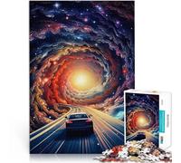 Puzzle da 1000 pezzi per adolescenti Guidare in auto attraverso la galassia Gioco educativo per famiglie Regalo di compleanno, regali 75x50cm
