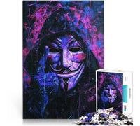 Puzzle da 1000 pezzi per adolescenti Hacker misterioso per il giocattolo di sfida del gioco educativo Collezione di artisti, Belle arti 38x26cm
