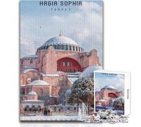 Puzzle da 1000 pezzi per adolescenti Hagia Sophia Gioco educativo Analisi e logica Giocattoli antistress Dimensioni 38x26cm