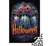 Puzzle Da 1000 Pezzi Per Adolescenti Halloween Ghosts Poster Puzzle Per Adulti Gioco Rompicapo Analisi E Logica Regalo Di Compleanno, Regali, 70x50cm/1000pcs