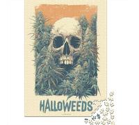 Puzzle Da 1000 Pezzi Per Adolescenti Halloween Weed Poster Art Puzzle Per Adulti Gioco Pratico Analisi E Logica Regalo Di Compleanno, Regali, 70x50cm/1000pcs
