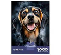 Puzzle Da 1000 Pezzi Per Adolescenti Happy Beagle Portrait Puzzle Per Adulti Giochi Rilassanti Taglio Di Precisione Regali Unici Per Compleanni E Occasioni Speciali 70x50cm/1000pcs