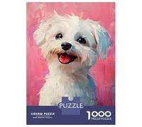 Puzzle Da 1000 Pezzi Per Adolescenti Happy Cute Dog Puzzle Per Adolescenti Giocattoli Antistress Regalo Di Compleanno, Natale 70x50cm/1000pcs