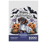 Puzzle Da 1000 Pezzi Per Adolescenti Happy Halloweenie Puzzle Per Adulti Gioco Rompicapo Difficile Divertente Attività A Casa 70x50cm/1000pcs