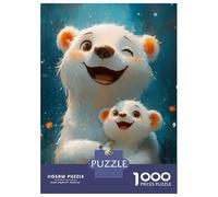 Puzzle Da 1000 Pezzi Per Adolescenti Happy Polar Bear Family Puzzle Per Adolescenti Giocattoli Antistress Regalo Di Compleanno, Natale 70x50cm/1000pcs