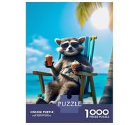 Puzzle Da 1000 Pezzi Per Adolescenti Healing The Beach Puzzle Per Adulti Gioco Rompicapo Difficile Impegnativo Da Completare 38x26cm/1000pcs