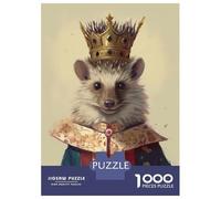 Puzzle Da 1000 Pezzi Per Adolescenti Hedgehog Fictitious Puzzle Per Adolescenti Gioco Per Famiglie Migliora La Memoria Regali Unici Per Compleanno E Natale 70x50cm/1000pcs