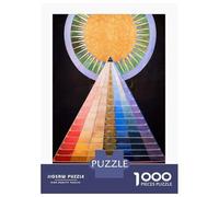 Puzzle Da 1000 Pezzi Per Adolescenti Hilma Af Klint Altar Piece Puzzle Per Adulti Gioco Per Famiglie Divertente E Spiritoso Regali Di Natale E Compleanno 70x50cm/1000pcs