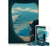 Puzzle da 1000 pezzi per adolescenti "Ho lasciato il mio cuore in Giappone" - Gioco di logica artistica fine cut - Giocattolo divertente per momenti di relax - Decorazione natalizia da parete 50x75cm