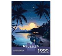 Puzzle Da 1000 Pezzi Per Adolescenti Honiara, Solomon Islands Tropical Night Puzzle Per Adulti Giocattoli Antistress Vacanza A Casa Passatempo Riduzione Dello Stress Regali 70x50cm/1000pcs