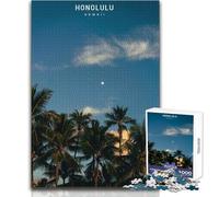Puzzle da 1000 pezzi per adolescenti Honolulu Rompicapo Giochi per famiglie Taglio di precisione Regalo di compleanno Dimensioni 38x26cm