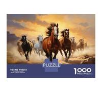 Puzzle Da 1000 Pezzi Per Adolescenti Horse Wall Art Prints Puzzle Per Adulti Giochi Rilassanti Regali Per Donne Interazione Genitore-figlio 70x50cm/1000pcs