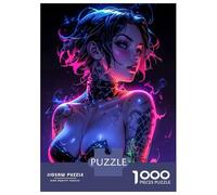 Puzzle Da 1000 Pezzi Per Adolescenti Hot Goth Manga Girl Puzzle Per Adulti Gioco Pratico Sfida Difficile Regali Per Amici E Familiari 70x50cm/1000pcs
