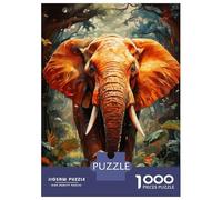 Puzzle Da 1000 Pezzi Per Adolescenti Hot Sunset Elephant Africa Puzzle Per Adulti Giochi Rilassanti Analisi E Logica Regali Unici Per Compleanno E Natale 70x50cm/1000pcs