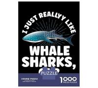 Puzzle Da 1000 Pezzi Per Adolescenti I Just Really Like Whale Puzzle Per Adolescenti Giocattoli Antistress Regalo Di Compleanno, Natale 52x38cm/1000pcs