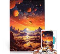 Puzzle da 1000 pezzi per adolescenti IA del paesaggio spaziale Vacanza a casa: uccidere il tempo Gioco educativo per compleanno e Natale 75x50cm