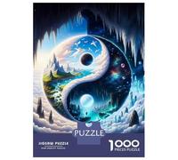 Puzzle Da 1000 Pezzi Per Adolescenti Iceland Yin And Yang Puzzle Per Adolescenti Gioco Rompicapo Regali Per Donne Attività Divertenti A Casa 70x50cm/1000pcs