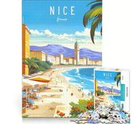 Puzzle da 1000 pezzi per adolescenti, ideale come poster da viaggio, gioco per famiglie, decorazione da parete, per rafforzare l'amore tra le coppie 50x75cm