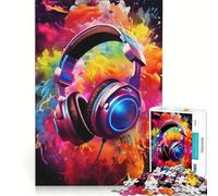 Puzzle da 1000 pezzi per adolescenti ideale per ascoltare musica con le cuffie giochi per tutta la famiglia antistress regalo perfetto per amici e parenti 38x26cm