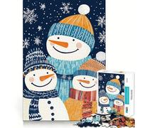 Puzzle da 1000 pezzi per adolescenti,ideale per celebrare la magia dell'invernoDivertimento assicurato con i puzzle,stimolante per la menteGioco accogliente,perfetto come regalo di compleanno 38x52cm