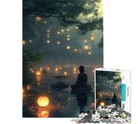 Puzzle da 1000 pezzi per adolescenti ideale per meditare creare silhouette e divertirsi a casa Gioco di taglio di precisione per ragazzi dai 14 anni in su 38x26cm