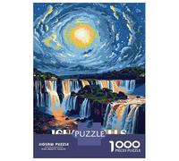 Puzzle Da 1000 Pezzi Per Adolescenti Iguazu Falls Argentina Brazil Art Puzzle Per Adulti Giochi Per Famiglie Regalo Di Compleanno Sfida Educativa 70x50cm/1000pcs