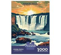 Puzzle Da 1000 Pezzi Per Adolescenti Iguazu Falls Puzzle Per Adulti Gioco Rompicapo Analisi E Logica Divertimento Attività A Casa, 70x50cm/1000pcs