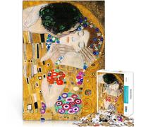 Puzzle da 1000 pezzi per adolescenti Il bacio 1908 per il giocattolo di sfida del gioco educativo Collezione di artisti, Belle arti 52x38cm