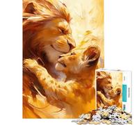 Puzzle da 1000 pezzi per adolescenti "Il calore della natura selvaggia" difficile e stimolante decorazione per la casa gioco rompicapo adatto a persone dai 14 anni in su (38x52cm)