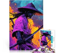Puzzle da 1000 pezzi per adolescenti Il crepuscolo di Neon Ronin Giocattoli per l'intrattenimento in famiglia Regalo di compleanno, regali 75x50cm
