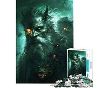 Puzzle da 1000 pezzi per adolescenti "Il diavolo nell'oscurità" gioco divertente e coinvolgente per coltivare la pazienza regalo per donne e uomini divertente e spiritoso (dimensioni 38x26cm)