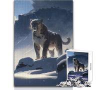 Puzzle da 1000 pezzi per adolescenti Il fantasma dell'Himalaya Bellissimo gioco di design Regalo di compleanno Opera d'arte Dimensioni 38x26cm