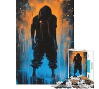 Puzzle da 1000 pezzi per adolescenti "Il filosofo di strada" gioco educativo da 1000 pezzi sfida impegnativa divertimento per tutta la famiglia (38x26cm)