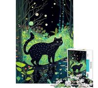 Puzzle da 1000 pezzi per adolescenti "Il gatto in un sogno" ideale come regalo di compleanno o di Natale per donne Giocattolo fai-da-te per maggiori di 14 anni (38x52cm)