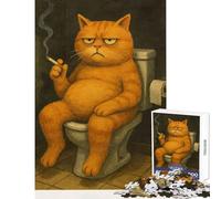 Puzzle da 1000 pezzi per adolescenti "Il momento privato di Grumpy Cat" gioco rompicapo per le vacanze a casa giocattolo educativo per ammazzare il tempo e rafforzare l'amore tra le coppie (52x38cm)