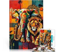 Puzzle da 1000 pezzi per adolescenti Il mondo delle bestie Giocattoli di gioco impegnativi Ogni pezzo è unico - Gioco divertente e stimolante per tutta la famiglia 75x50cm