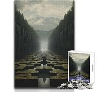 Puzzle da 1000 pezzi per adolescenti Il percorso della solitudine Gioco educativo per famiglie Sfida difficile Regalo di compleanno Dimensioni 38x26cm