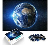 Puzzle da 1000 pezzi per adolescenti Il pianeta Terra dallo spazio Regali di giochi impegnativi perché è ideale come regalo per tutta la famiglia 52x38cm