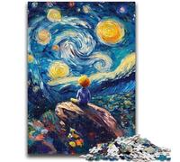 Puzzle da 1000 pezzi per adolescenti Il piccolo principe del cielo notturno Difficile da completare ma divertente e umoristico Regalo di compleanno, regali, decorazione da parete 50x75cm