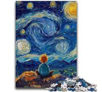 Puzzle da 1000 pezzi per adolescenti Il piccolo principe del cielo notturno Difficile da completare ma divertente e umoristico compleanni e anniversari 26x38cm