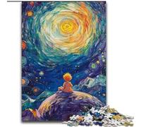 Puzzle da 1000 pezzi per adolescenti "Il piccolo principe del cielo notturno", interessante strumento per ridurre lo stress e favorire l'interazione genitore-figlio (50x75cm)