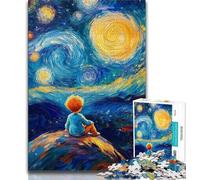 Puzzle da 1000 pezzi per adolescenti Il piccolo principe del cielo notturno Puzzle da 1000 pezzi interessante riduzione dello stress Interazione genitore-figlio 75x50cm