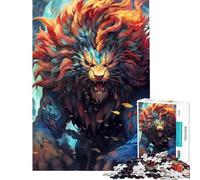 Puzzle da 1000 pezzi per adolescenti il potentissimo dio leone Puzzle antistress da 1000 pezzi ideale per le vacanze a casa per passare il tempo come regalo di Natale o di compleanno (38x26cm)