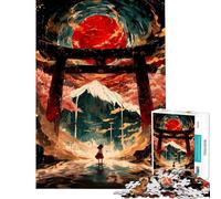 Puzzle da 1000 pezzi per adolescenti Il potere del cancello Torii Puzzle per adulti Giochi per famiglie Un'opera d'arte stimolante da completare (Dimensioni 50x75cm)