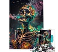 Puzzle da 1000 pezzi per adolescenti Il puzzle "Il fumo fa male" Attività divertenti da fare a casa Decorazione murale Gioco pratico per ragazzi dai 14 anni in su Gioco di puzzle offerto (38x52cm)