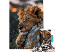 Puzzle da 1000 pezzi per adolescenti "Il re addormentato" gioco divertente e coinvolgente per coltivare la pazienza regalo per donne e uomini divertente e umoristico (dimensioni 38x52cm)