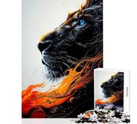 Puzzle da 1000 pezzi per adolescenti IL RE LEONE Decorazione per la casa Giocattoli Ottimi regali e giocattoli Gioco per famiglie Interazione genitore-figlio Dimensioni 50x75cm