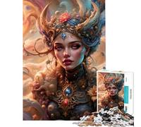 Puzzle da 1000 pezzi per adolescenti Il Regno Cosmico dei Sogni della Dea Freya Puzzle per adulti Giocattolo antistress Assemblaggio di modelli Sfida educativa (Dimensioni 38x26cm)